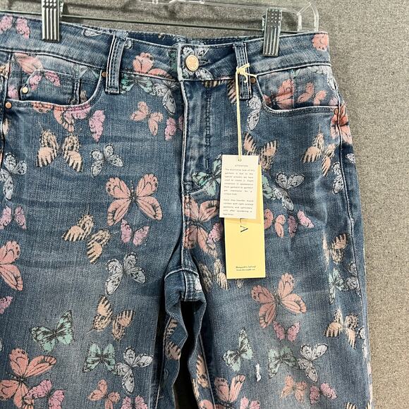 Laurie Felt Daisy Denim Regular Relaxed Boyfriend Straight Medium, Reg 0 - Picture 5 of 13